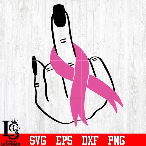 Fuck cancer svg eps dxf png file