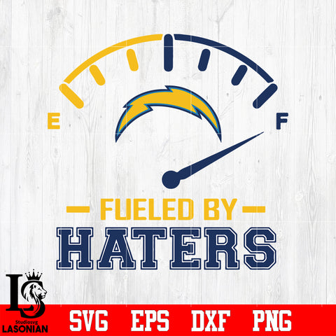 Fueled By Haters Los Angeles Chargers, Los Angeles Chargers svg eps dxf png file