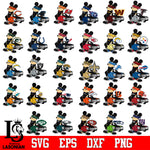 Bundle Gangster Mickey Mouse NFL,Bundle NFL, Gangster Mickey Mouse NFL svg eps dxf png file