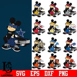 Bundle Gangster Mickey Mouse NFL,Bundle NFL, Gangster Mickey Mouse NFL svg eps dxf png file