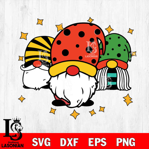 Gnome Lights  svg eps dxf png file , Digital download