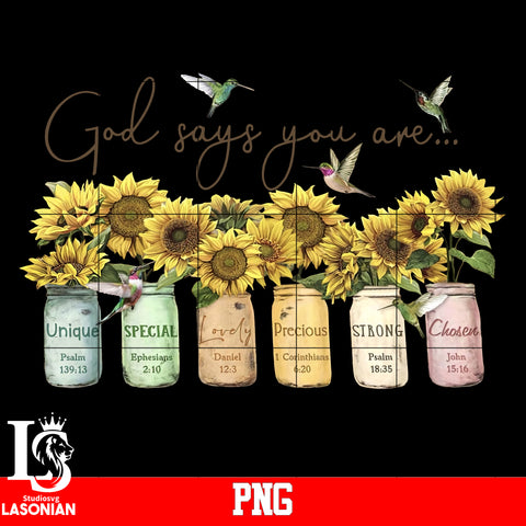 God Says You Are Png file