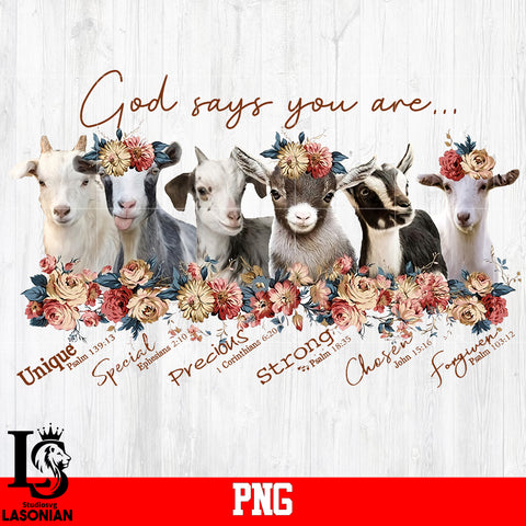 God says You Are fongiren PNG file