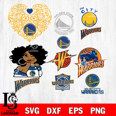 bundle Golden State Warriors svg eps dxf png file