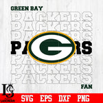 Green Bay Packers Fan svg eps dxf png file