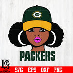 Green Bay Packers Girl svg eps dxf png file