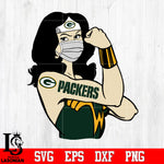 Green Bay Packers Wonder Woman Svg Dxf Eps Png file Svg Dxf Eps Png file