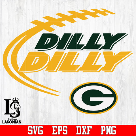 Green bay Packers Dilly Dilly svg,eps,dxf,png file