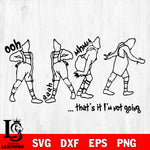 Grinch bundle svg, Grinch That's It I'm Not Going black svg eps dxf png file, digital download