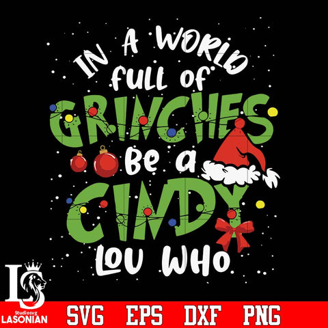 Grinches Cindy Lou Who Png, Santa Hat svg eps dxf png file