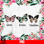 Grow Evolve Transform PNG file