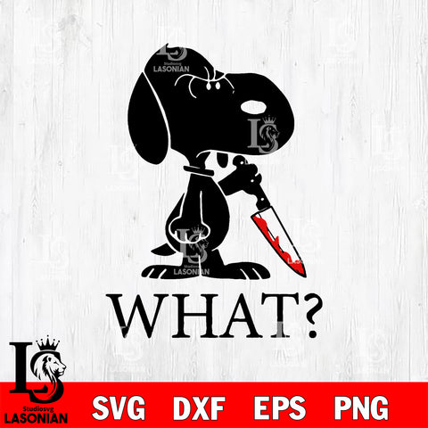 snoppy horror svg eps dxf png file