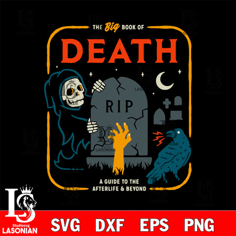 The Big Book Of Death svg eps dxf png file