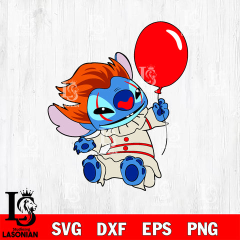 IT stitch halloween svg, halloween svg eps dxf png file
