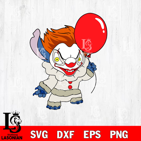 IT stitch halloween svg, halloween svg eps dxf png file