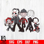 Scary Friends Horror svg, Halloween svg, png, dxf, eps digital file