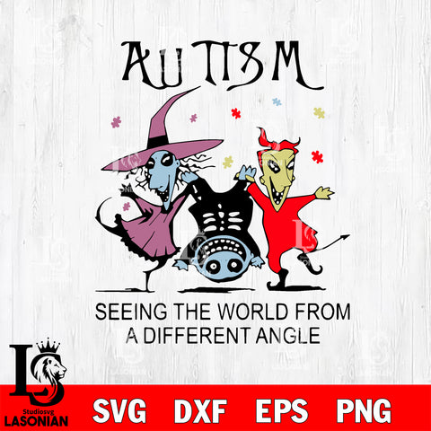 Autism Halloween svg eps dxf png file
