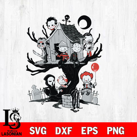 horror movies character svg eps dxf png file