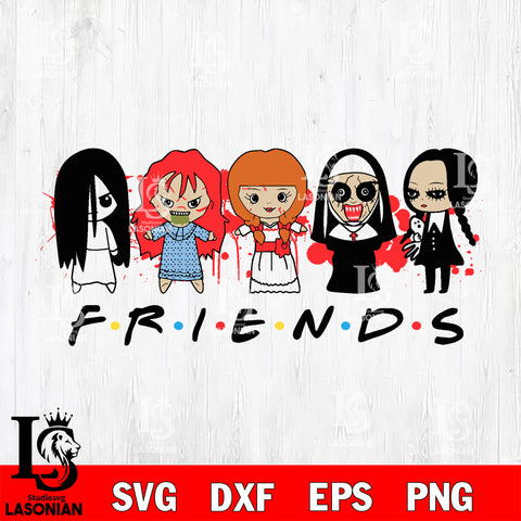 Female Friends Horror svg eps dxf png file