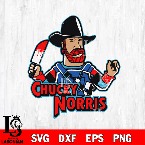 Chucky Norris svg eps dxf png file