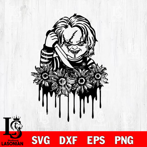 Chucky FLower svg eps dxf png file