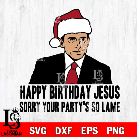 Michael Happy Birthday Jesus svg svg eps dxf png file