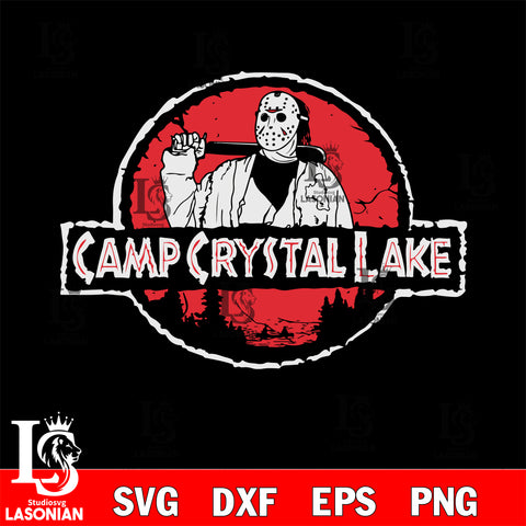 Michael Myers Camp Crystal Lake svg eps dxf png file