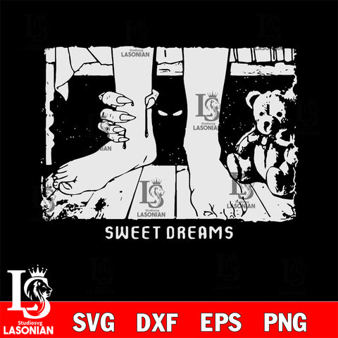 Monster Under The Bed Horror svg eps dxf png file