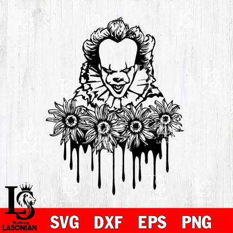 Pennywise Flower svg eps dxf png file