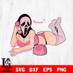 Sexy Ghostface Horror svg eps dxf png file