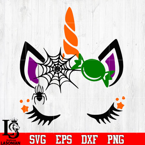 Halloween Unicorn svg eps png dxf file