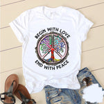 Begin With Love End With Peace 2 PNG file
