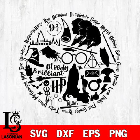 HP Wizard World Movie svg dxf eps png file