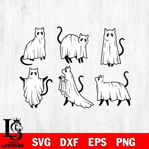 Halloween Cat,Black Cat , Spooky Season svg eps dxf png file