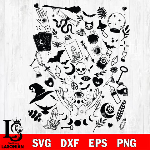 Halloween Esoteric Element svg eps dxf png file