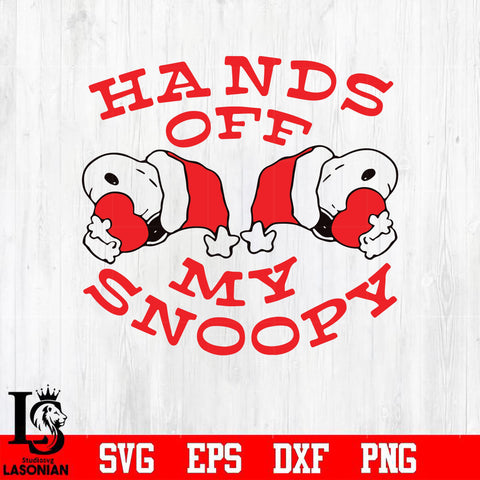Hands off my snoopy svg, png, dxf, eps digital file