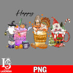 Happy Hallothanksmas Coffee 8 PNG file, digital download