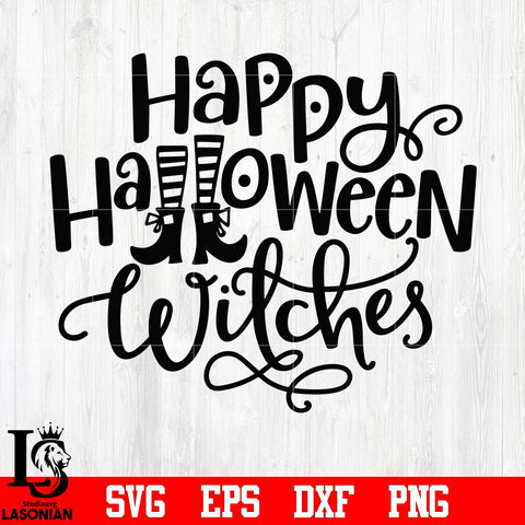 Happy Halloween Witches svg eps dxf png file