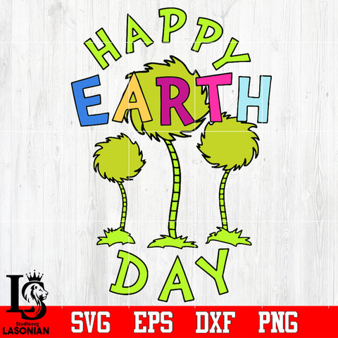Happy earth day Svg Dxf Eps Png file