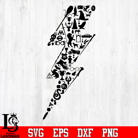 Harry Porter Random vector 15 svg eps dxf png file