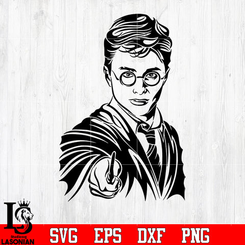 Harry Porter actor vector 5 svg eps dxf png file
