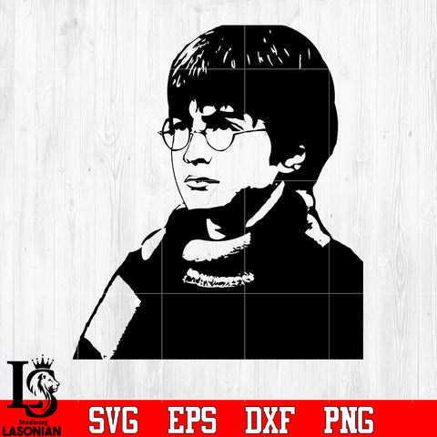 Harry Porter actor vector 6 svg eps dxf png file