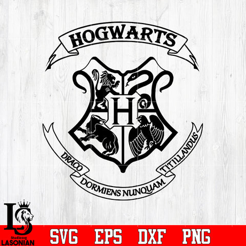 Harry Porter badge vector 1 svg eps dxf png file