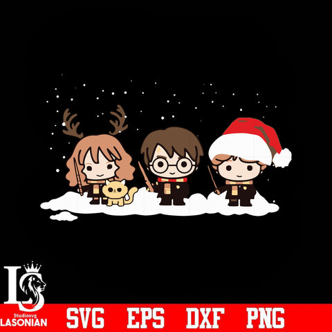 Harry potter christmas svg, png, dxf, eps digital file