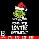 Hate hate hate double hate loathe entrely!!! svg, png, dxf, eps digital file