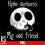 Hello Darkness My old Friend jack and sally PNG file