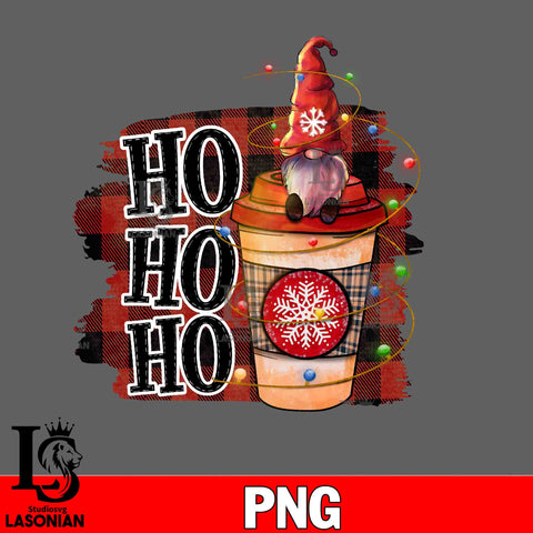 Ho Ho Ho Gnome PNG file, Digital Download