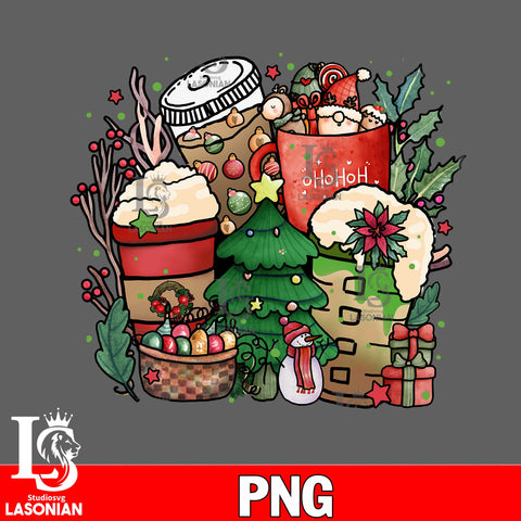 Ho Ho Ho christmas 2 PNG file, digital download