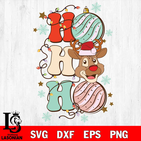 Ho Ho Ho christmas  svg eps dxf png file , Digital download