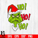 Ho Ho Ho Santa Grinch Svg, Christmas